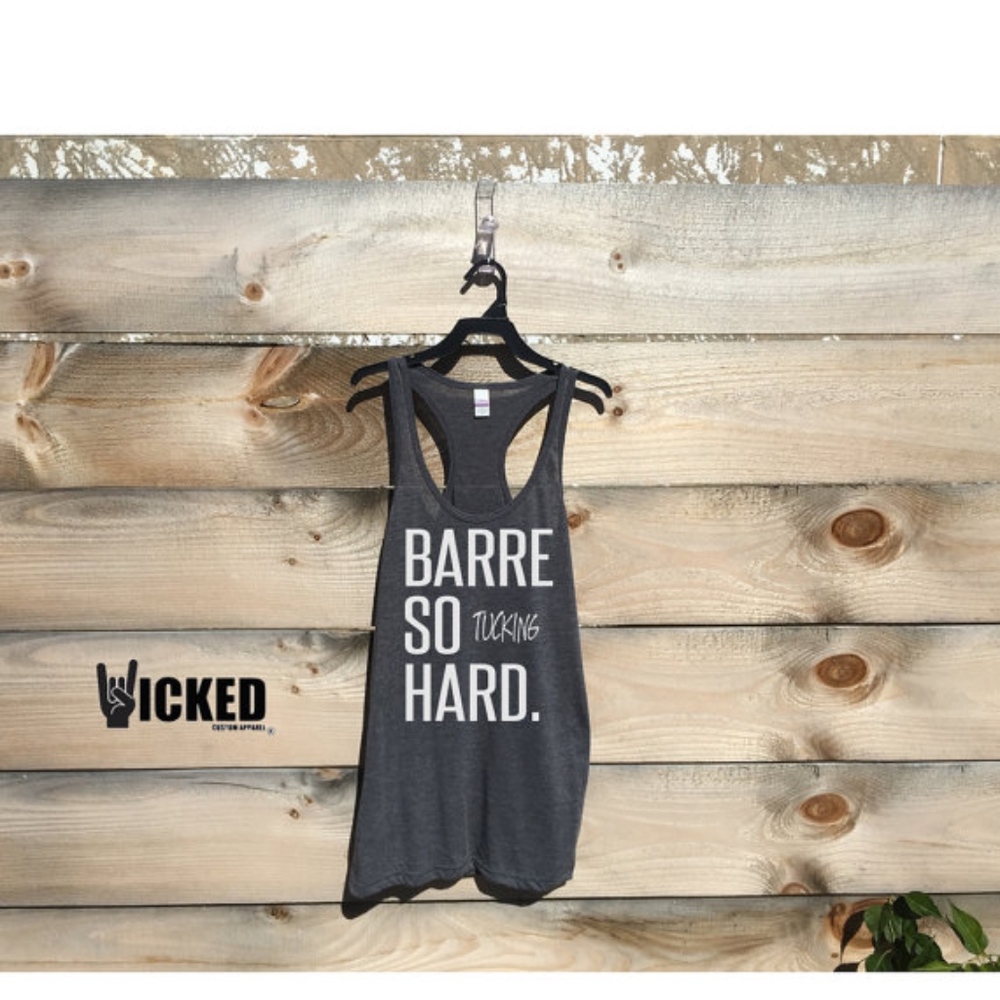 Barre so tucking hard tank top
